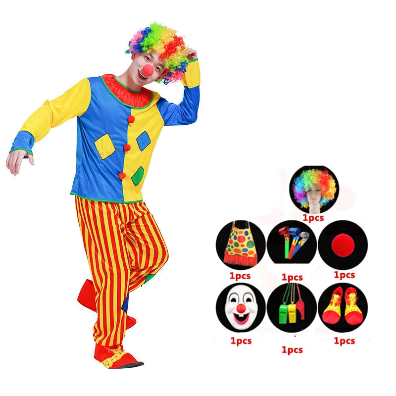 Costume Clown Accessoirisé Original