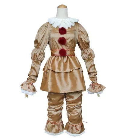 Costume Clown Gold Vintage Enfant Stylé