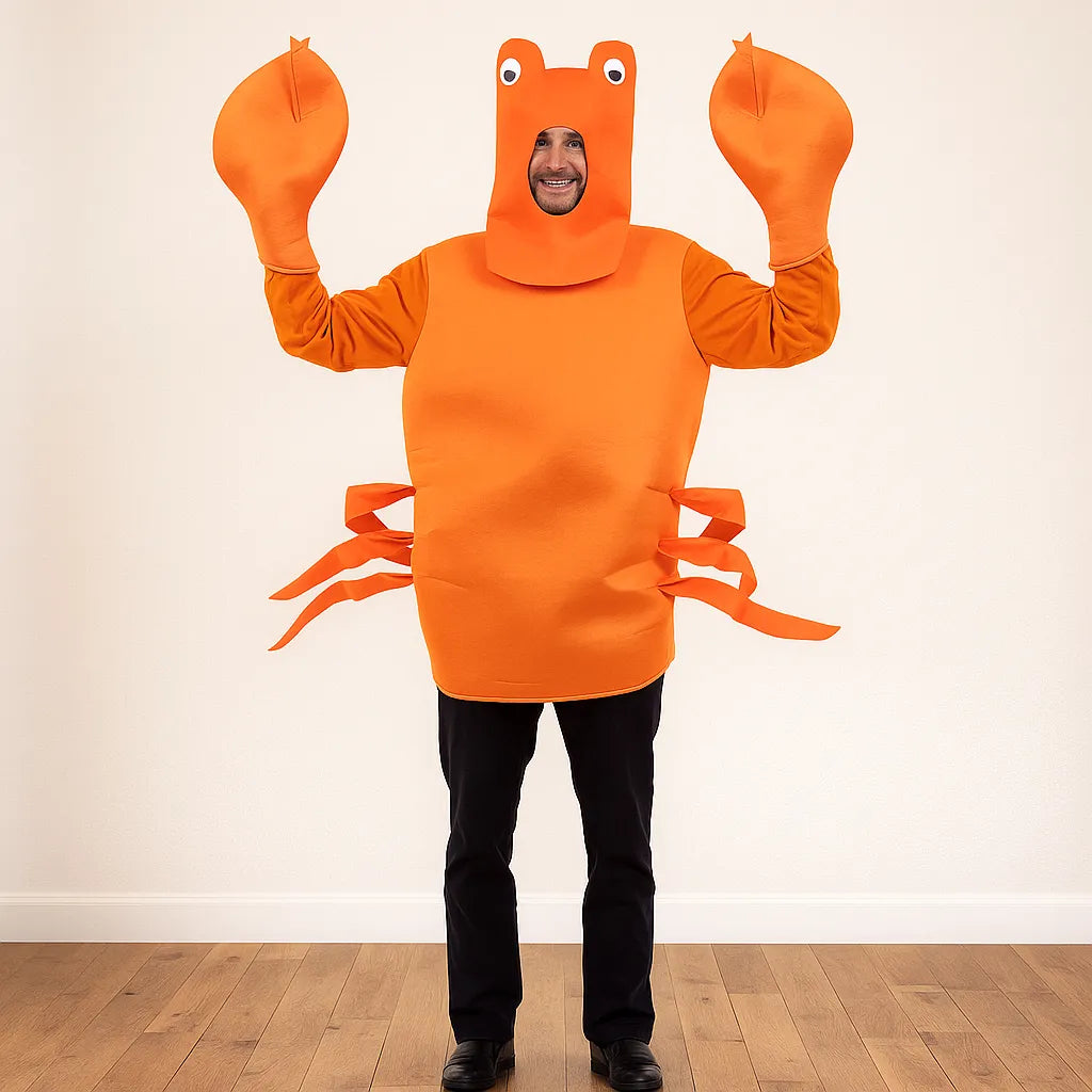 Costume Crabe Orange Adulte