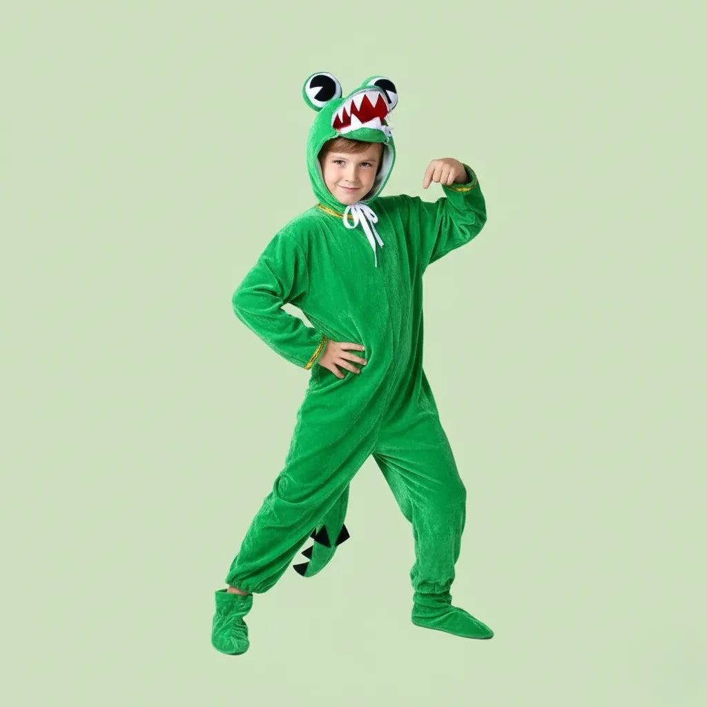 Costume Crocodile Vert Enfant
