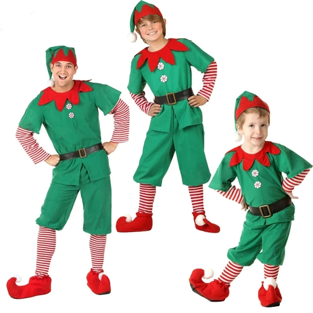 Costume Lutin Noël élégant 