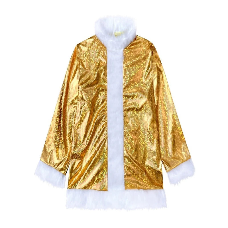 Costume Père Noël Doré haut