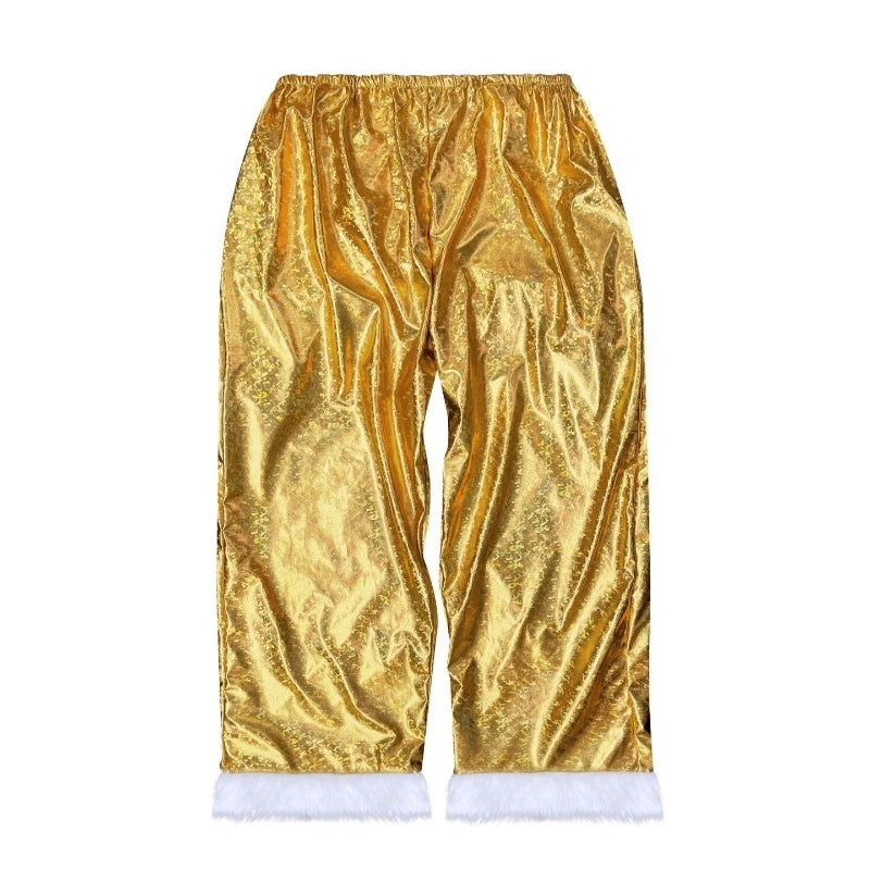 Costume Père Noël Doré pantalon