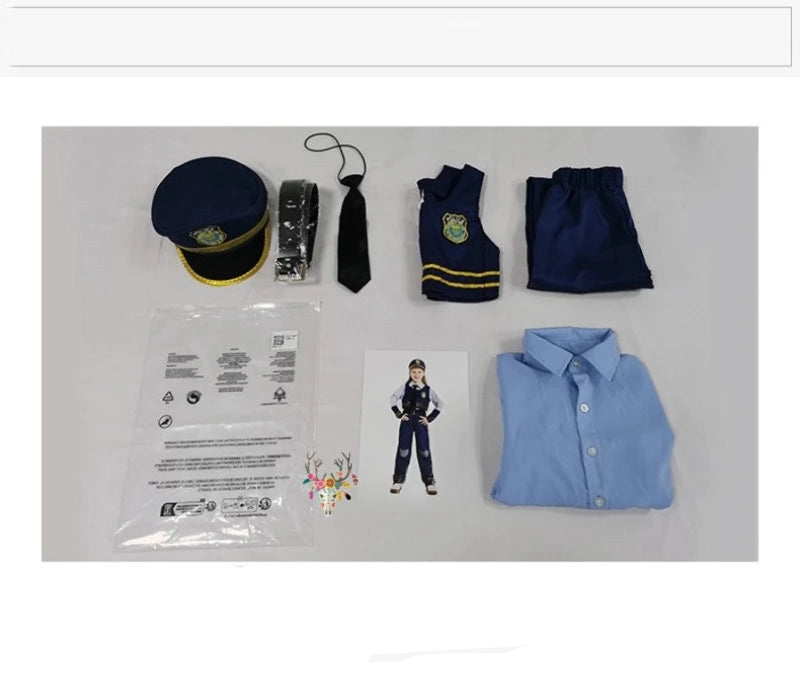 Costume Policier Bleu qualité