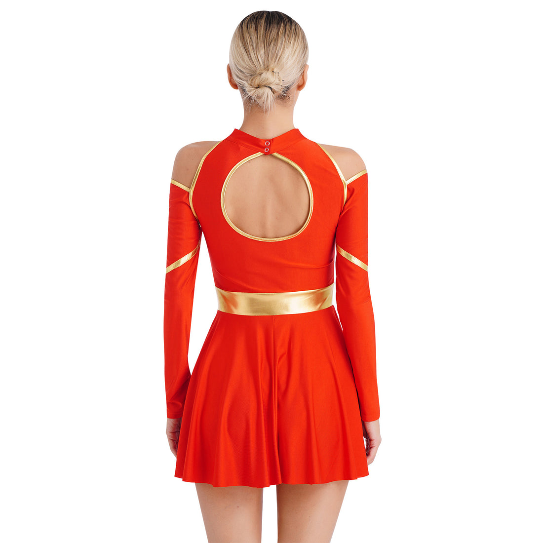 Costume Pompom Girl Rouge Femme stylé