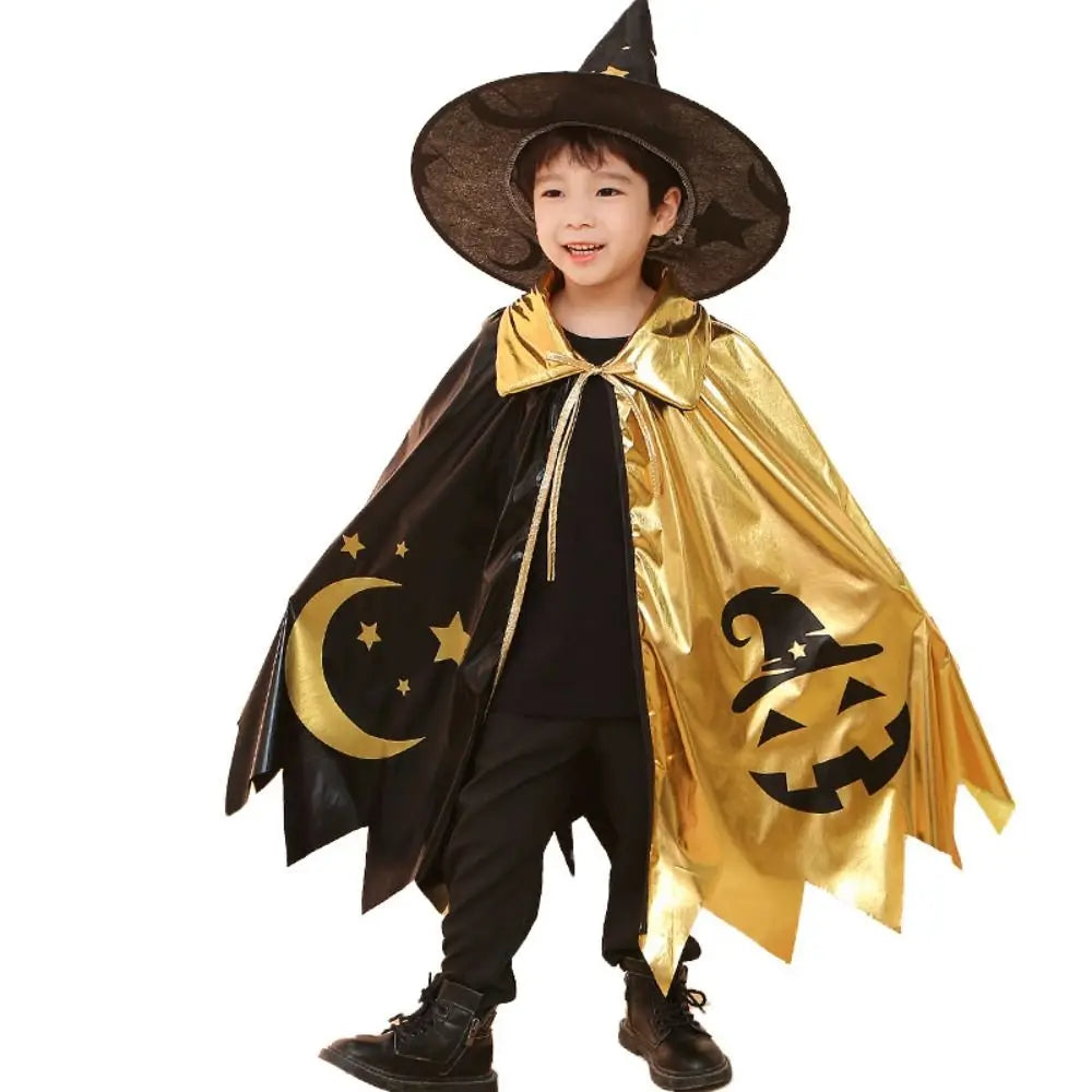 Costume Sorcier Halloween Doré