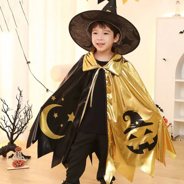 Costume Sorcier Halloween en Polyester 