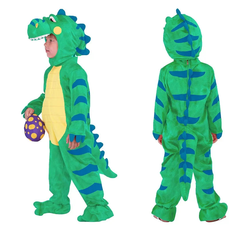 Costume T-Rex Vert et Jaune qualité