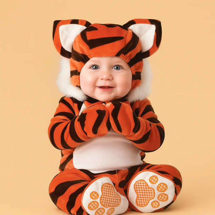 Costume Tigre Mignon Bébé