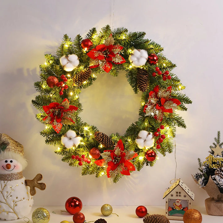 Couronne de Noël Lumineuse