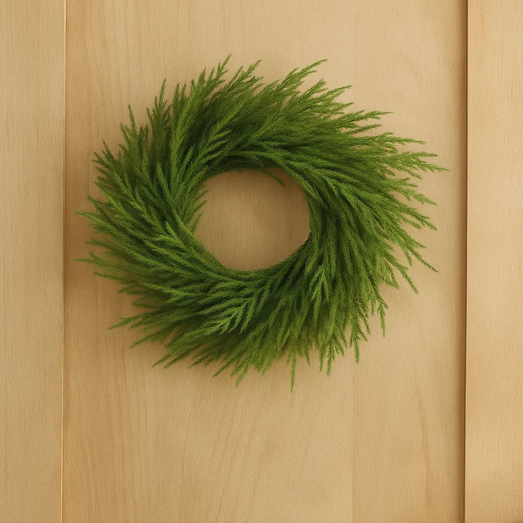 Couronne de Noël Vert Nature