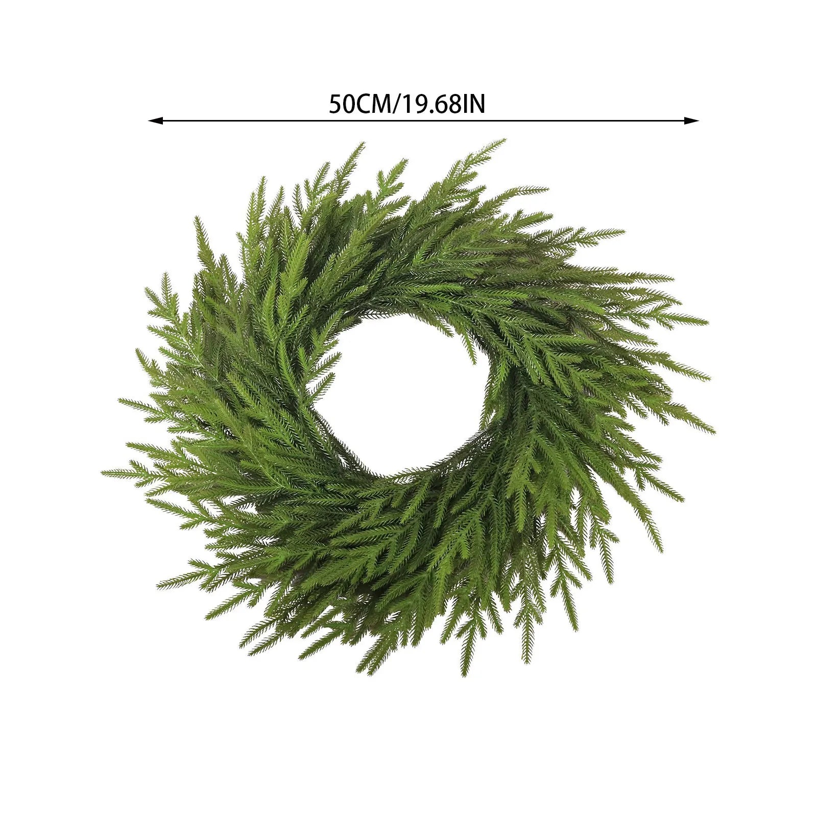 Couronne de Noël Vert Nature