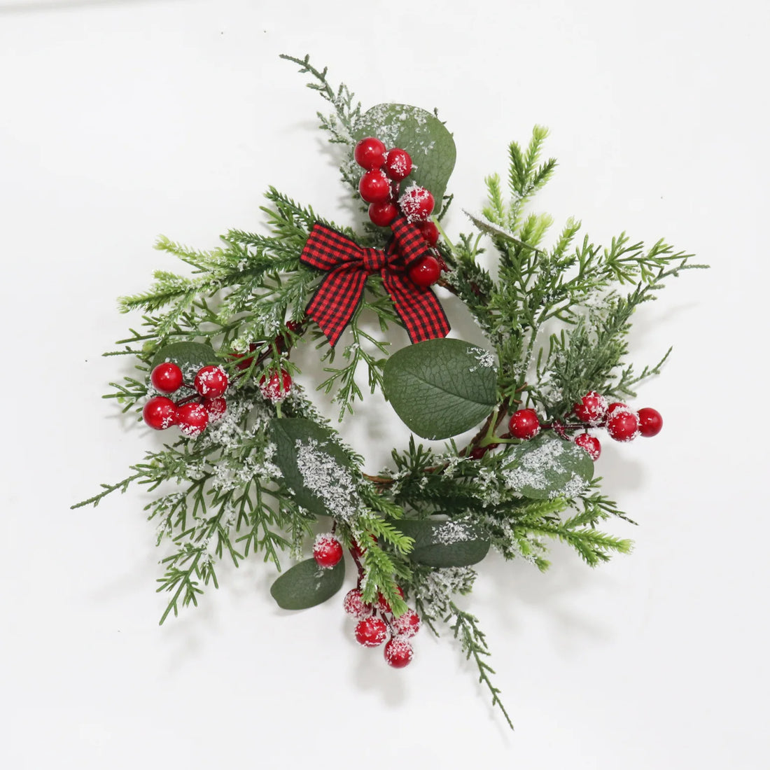 Couronne de Table Eucalyptus pour Bougie