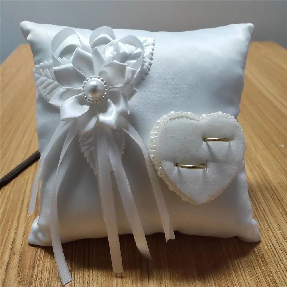 Coussin Alliances Mariage à Fleur Chic