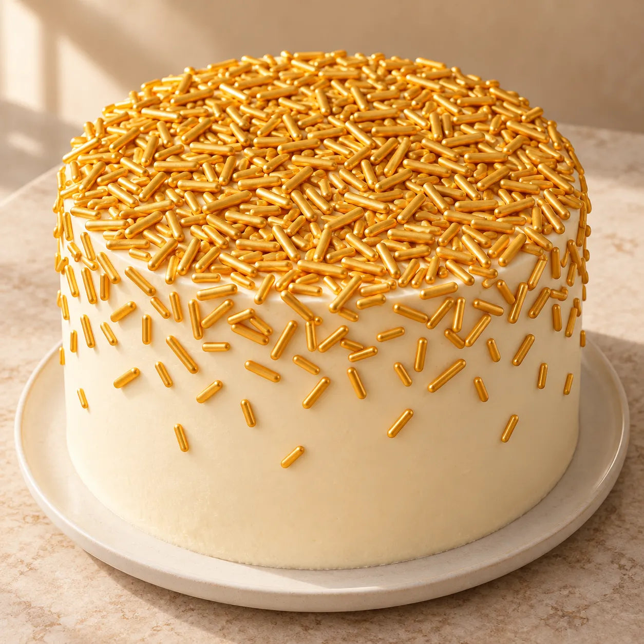 Déco Gâteau Orangée Croquant