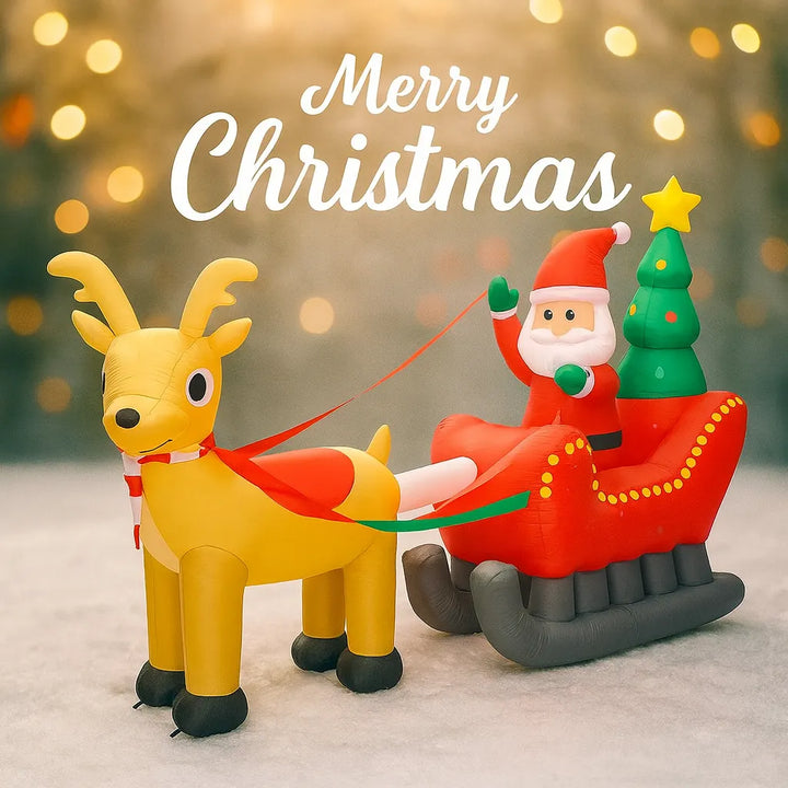 Déco Noël Gonflable Jardin