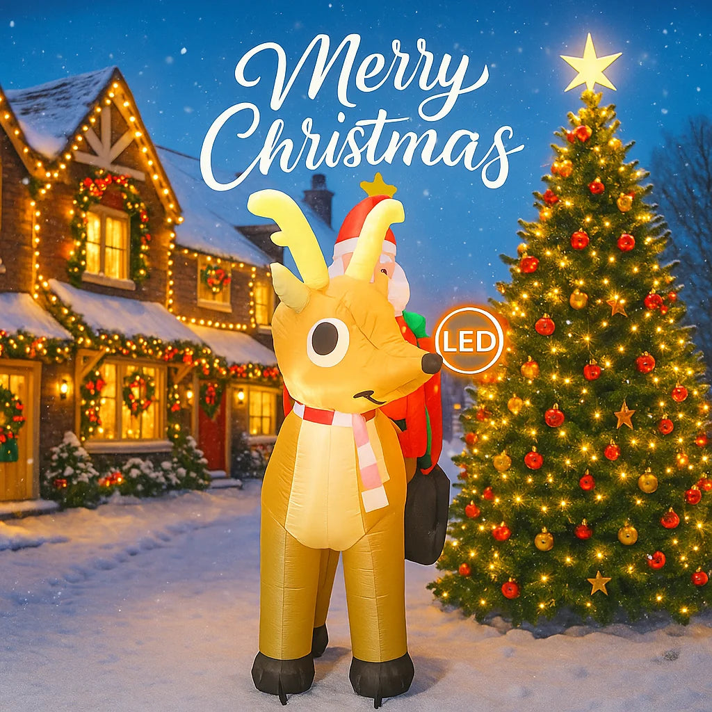 Déco Noël Gonflable Jardin Unique