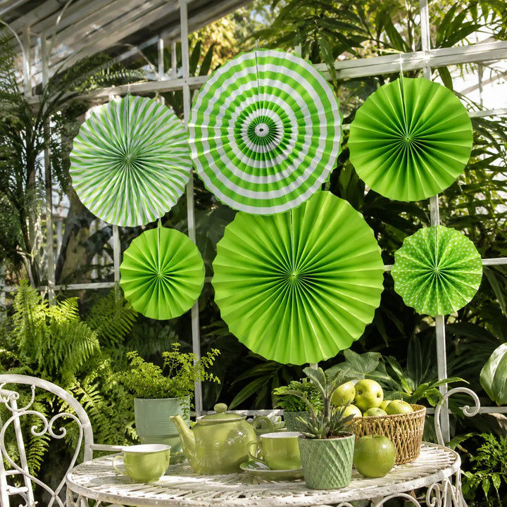 Déco Rosaces Vertes