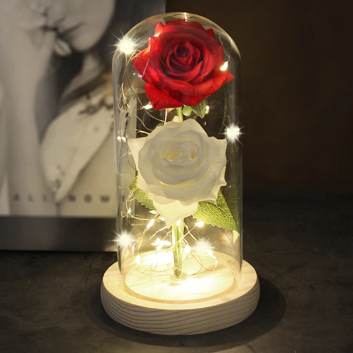 Déco de Table Roses LED