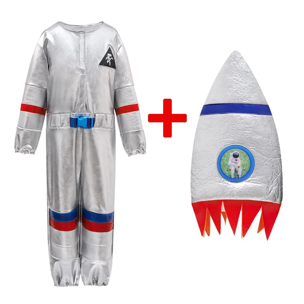 Déguisement Astronaute Avec Fusée argenté