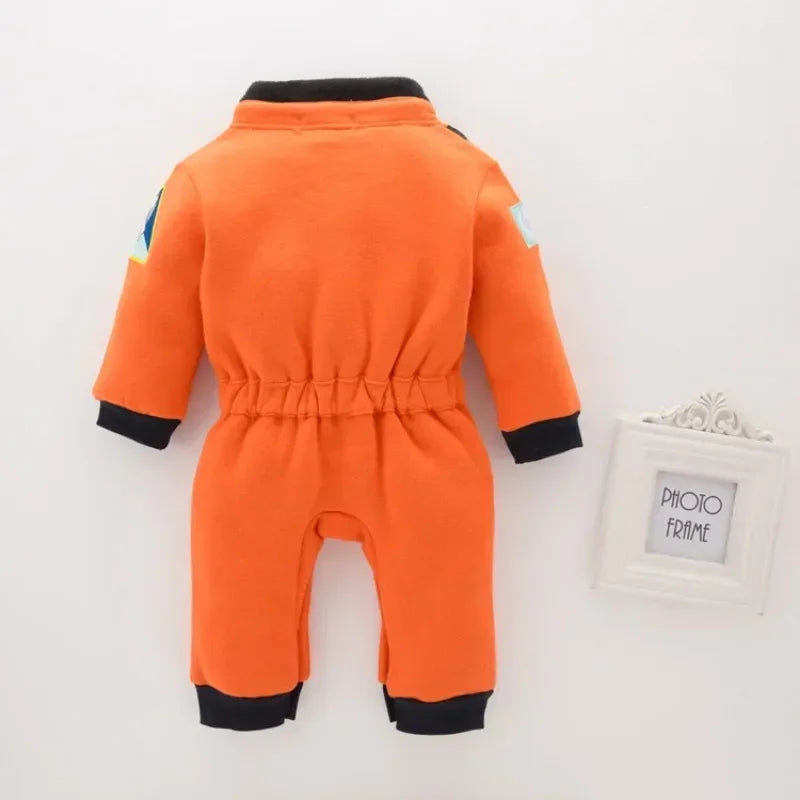 Déguisement Astronaute Orange Bébé tendance