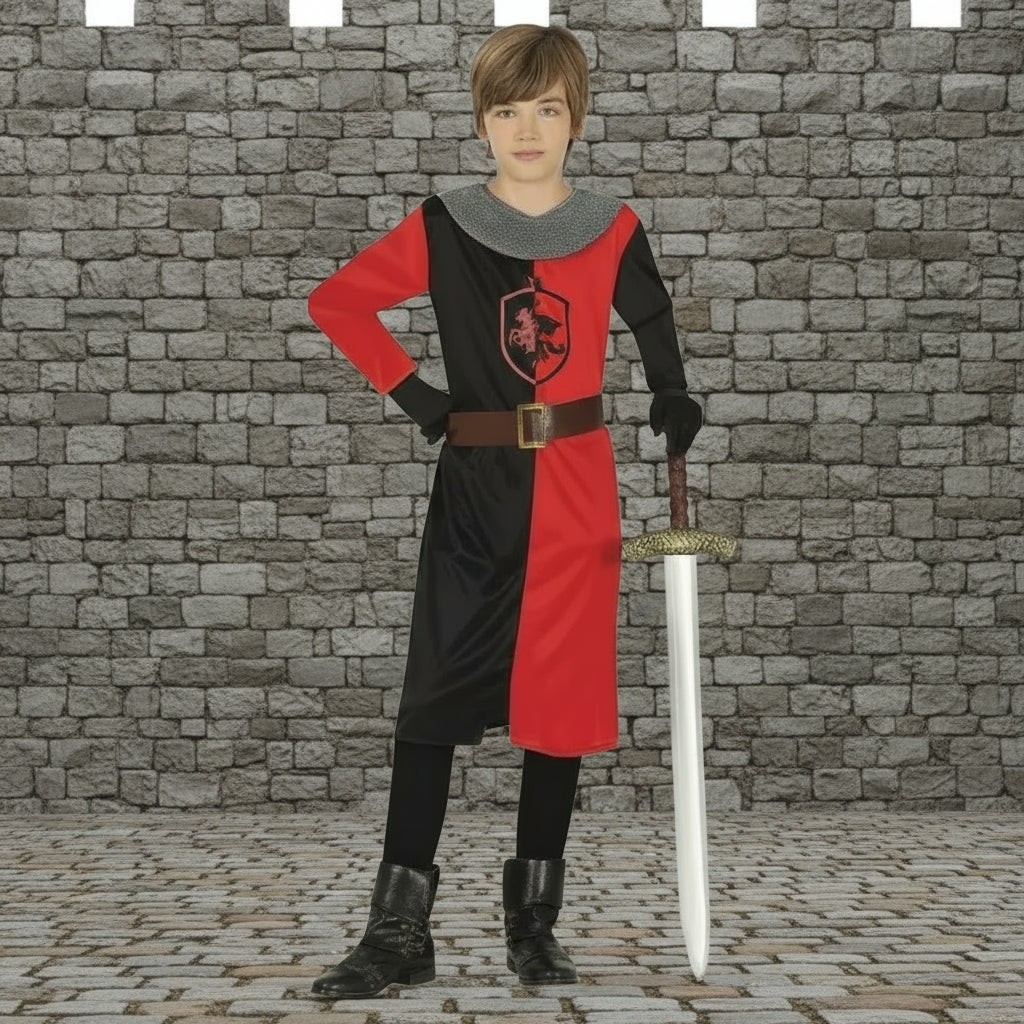 Déguisement Chevalier Noir et Rouge