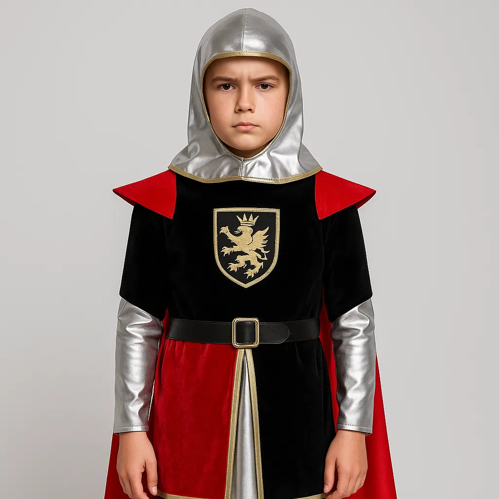 Déguisement Chevalier Rouge et Noir Enfant