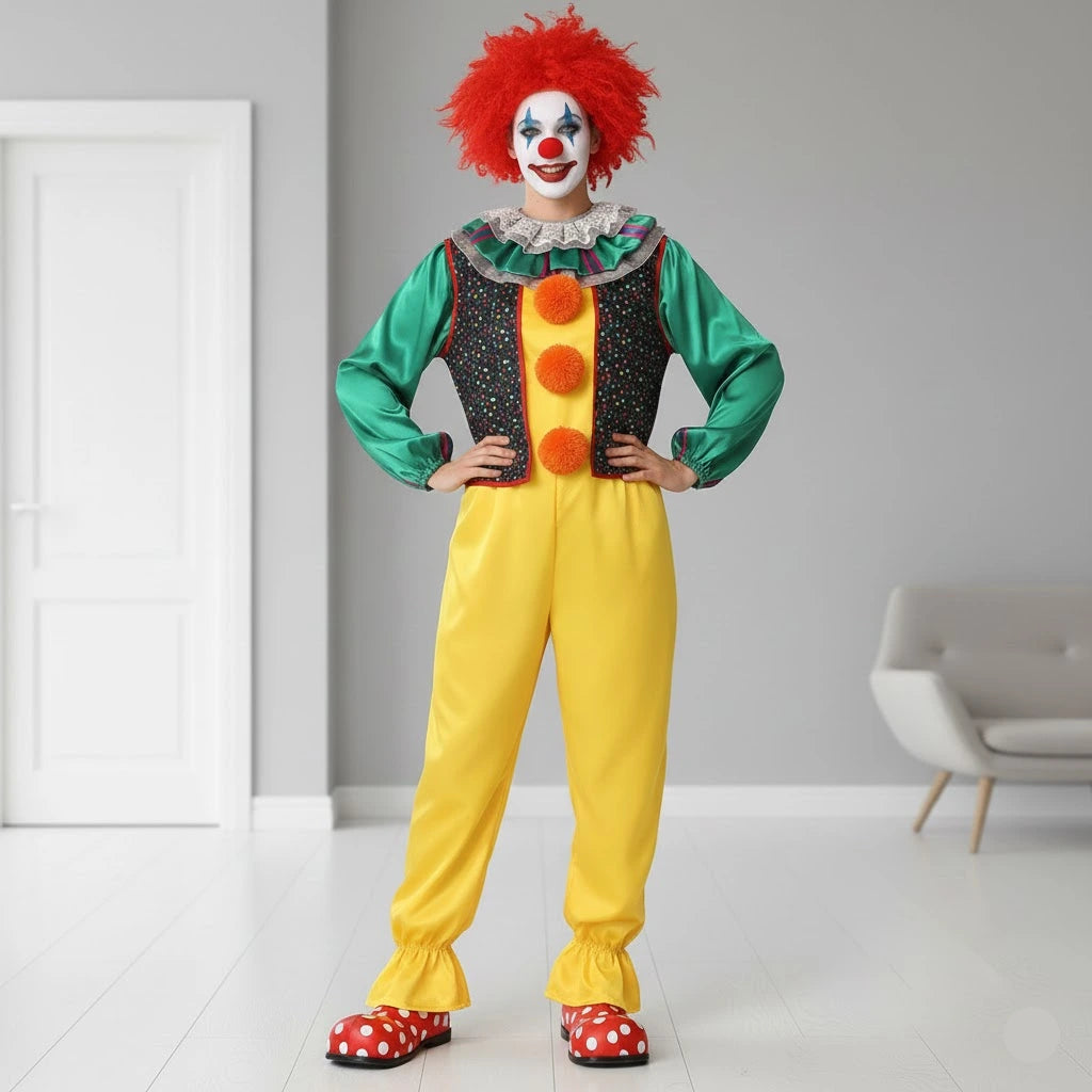 Déguisement Clown Vintage Effrayant.