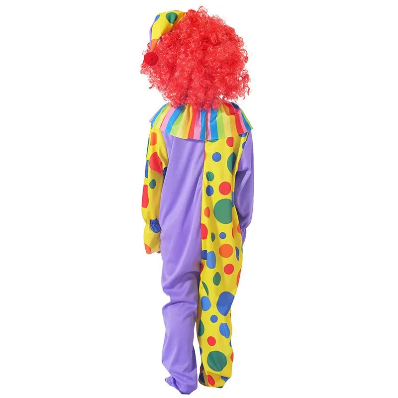 Déguisement Clown Violet Dos