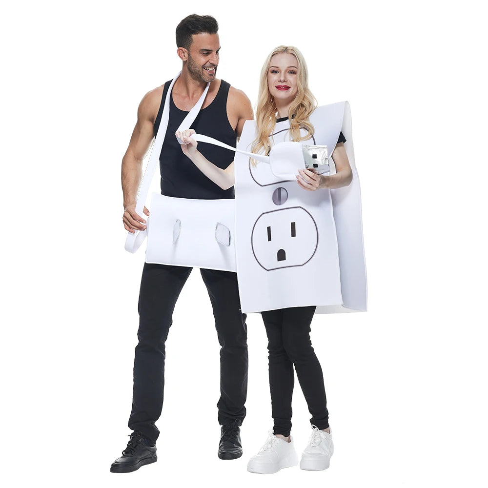 Déguisement Couple Prise Electrique Cosplay