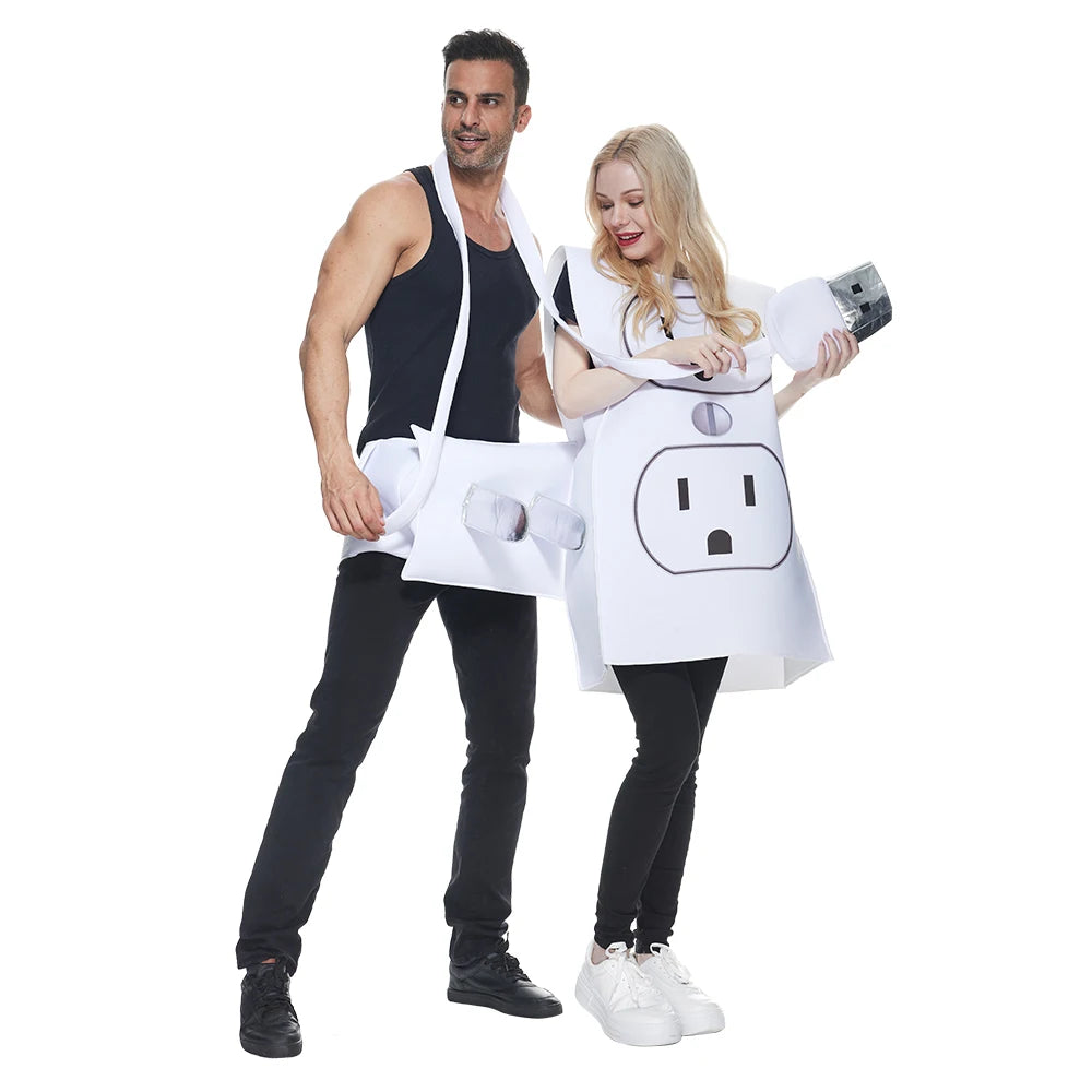 Déguisement Couple Prise Electrique Cosplay