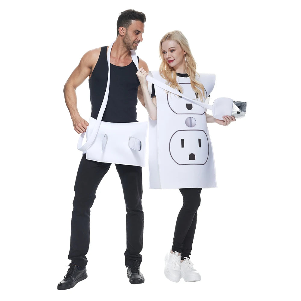 Déguisement Couple Prise Electrique Design