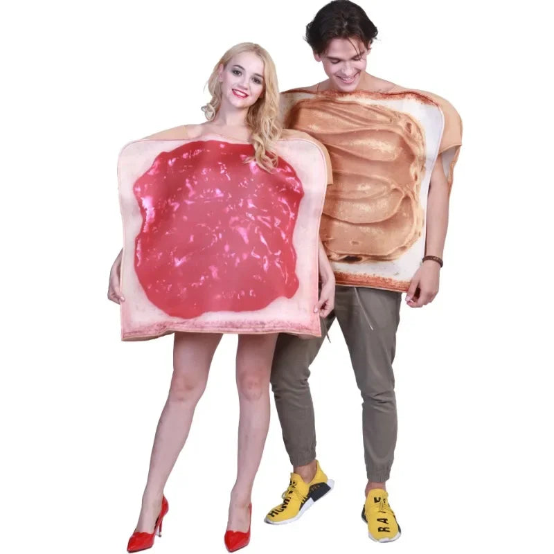 Déguisement Couple Toast stylé