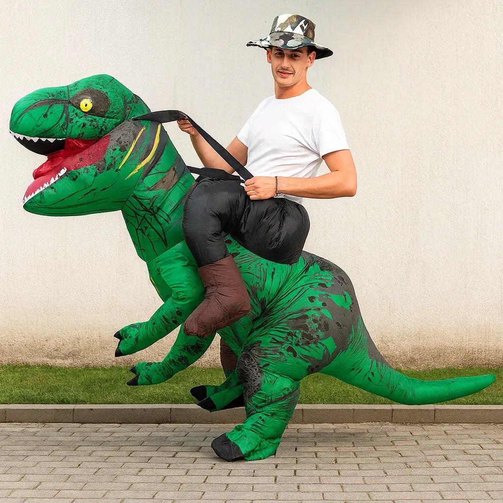 Déguisement Dinosaure Gonflable Vert