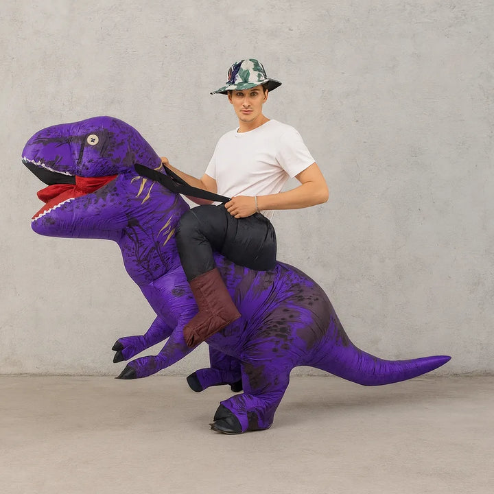 Déguisement Dinosaure Gonflable Violet