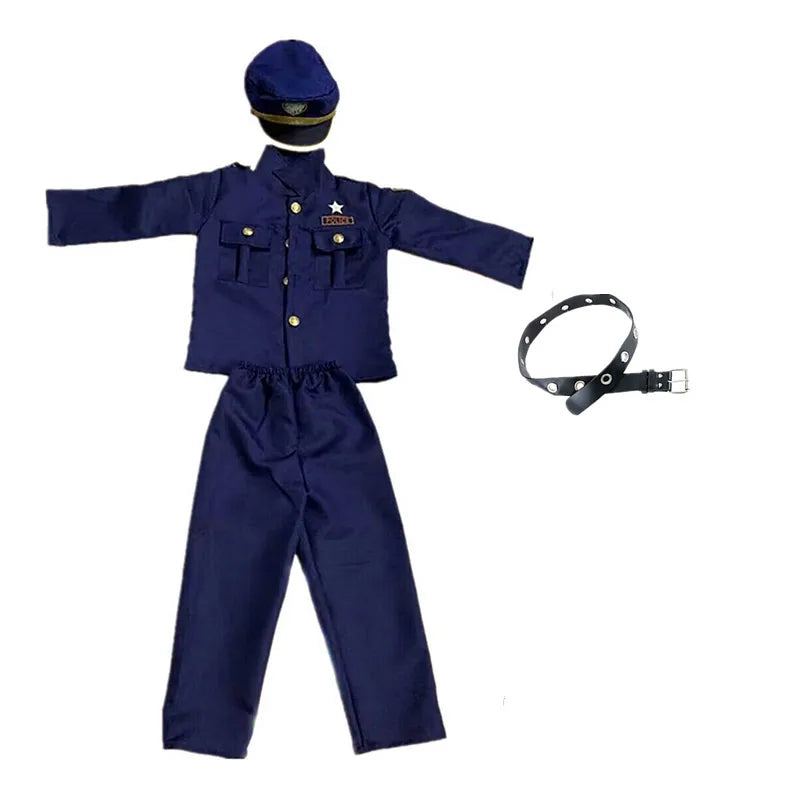 Déguisement Enfant Policier Bleu sans accessoire