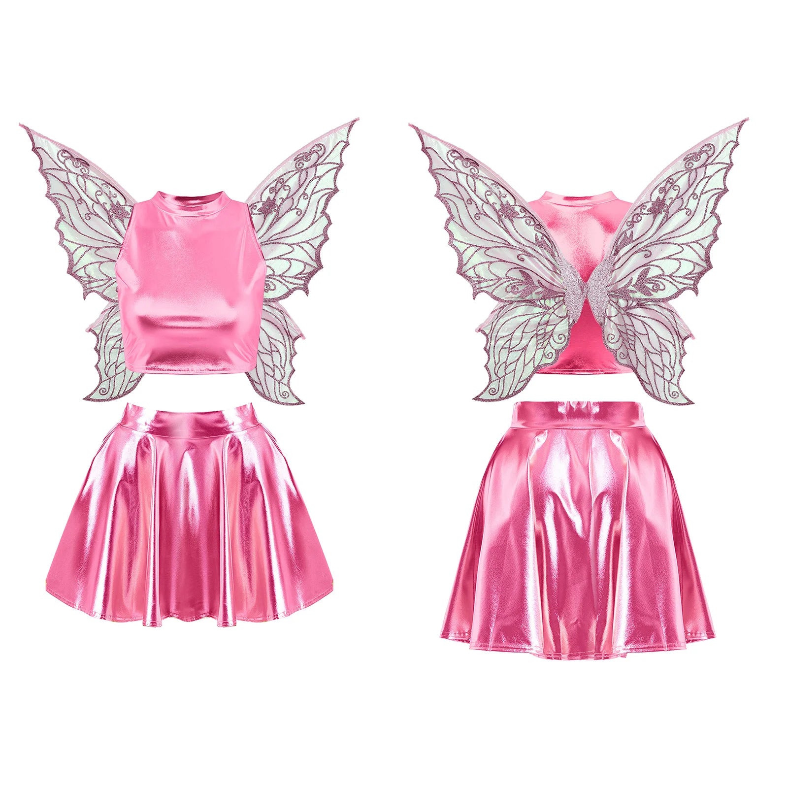 Déguisement Fée Moderne Rose Femme