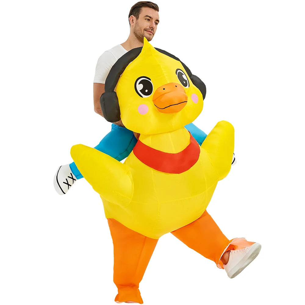 Déguisement Gonflable à Dos de Canard Hilarant