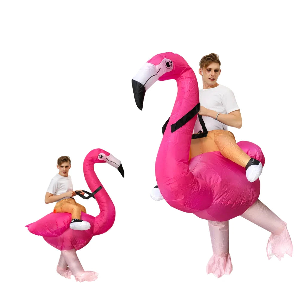 Déguisement Gonflable Flamant Rose Unique
