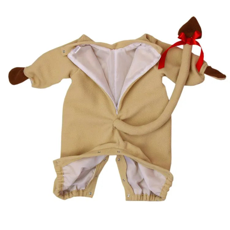 Déguisement Lion Bébé Dos