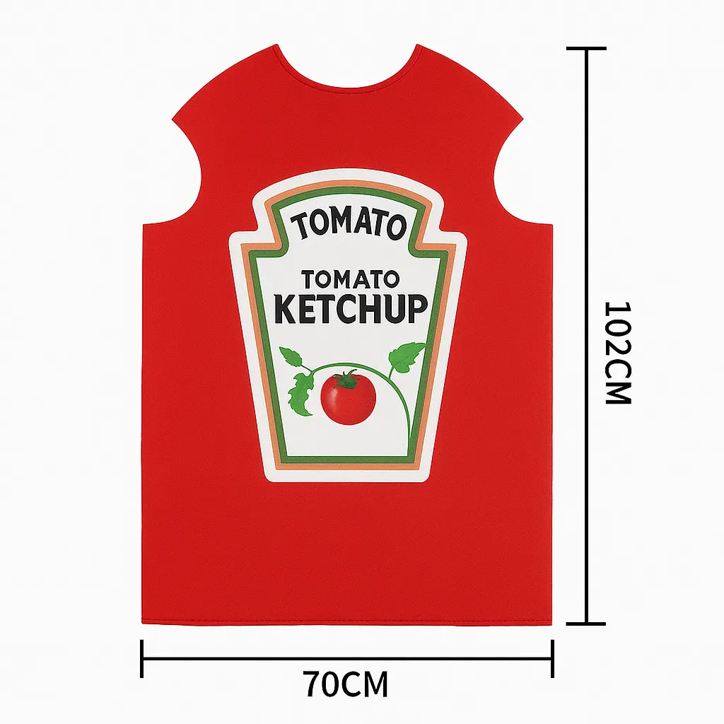 Déguisement Marrant Ketchup Stylé