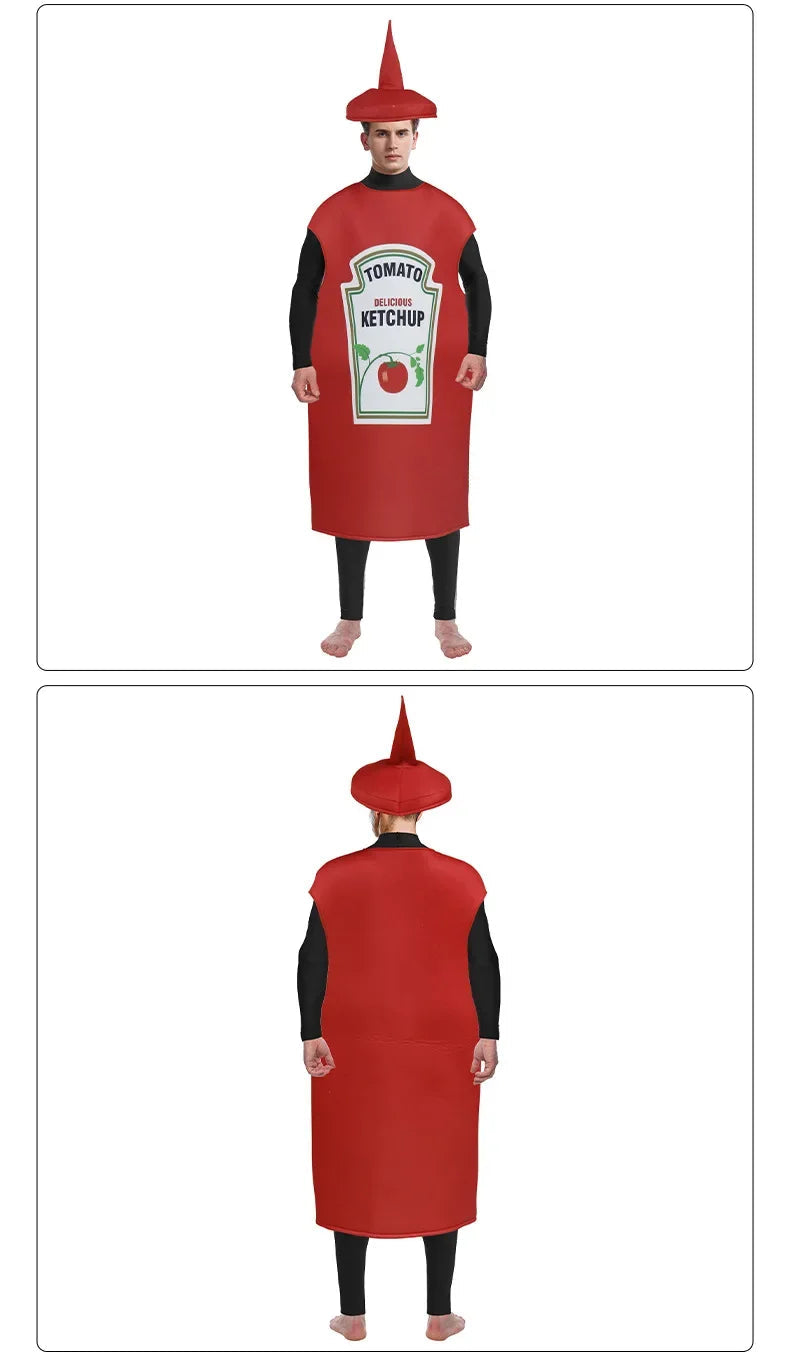 Déguisement Marrant Ketchup Unique