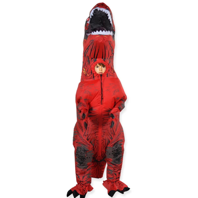 Déguisement Mascotte T-Rex Rouge Unique
