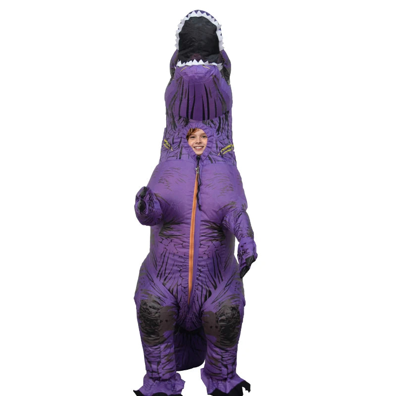Déguisement Mascotte T-Rex Violet Original