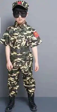 Déguisement Militaire à Manches Courtes Stylé