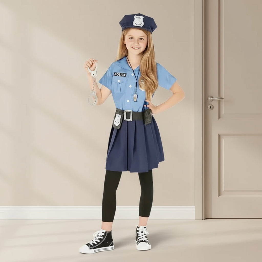 Déguisement Police Accessoirisé Pour Fille