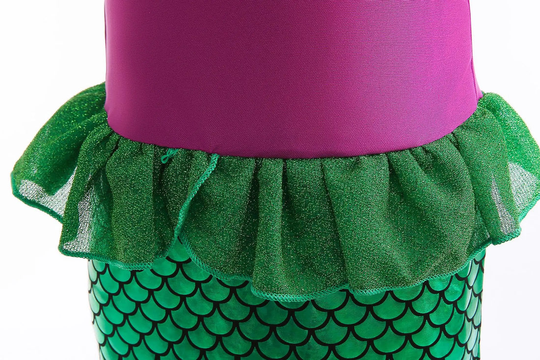 Déguisement Sirène Vert et Rose Design