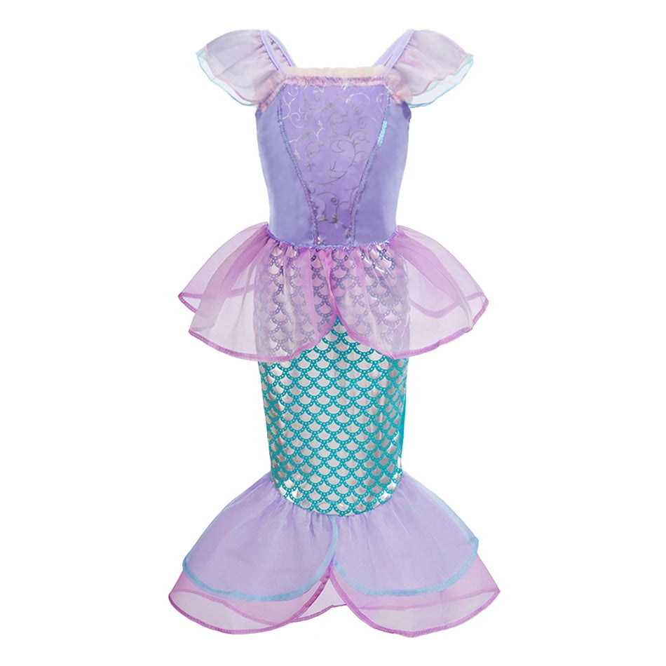 Déguisement Sirène Violet stylé