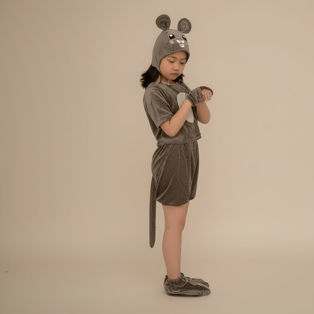 Déguisement Souris Gris