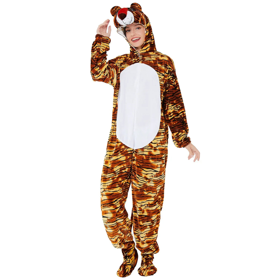 Déguisement Tigre Adulte Douillet Stylé